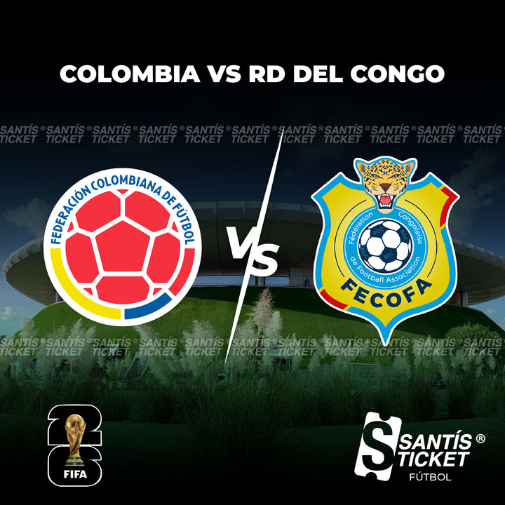 Colombia vs Republica Democrática del Congo